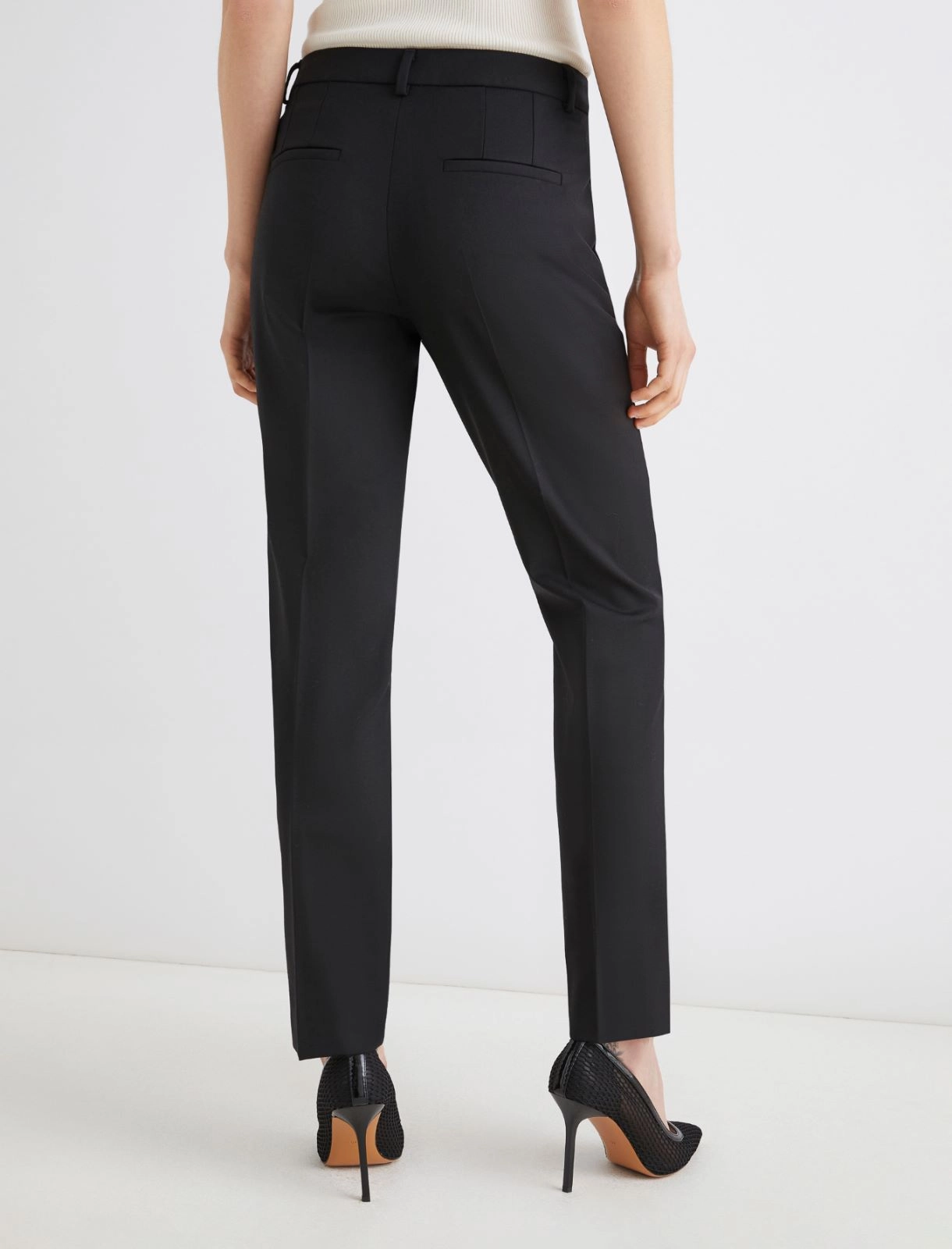 Pantalone chino in tessuto stretch Opaco