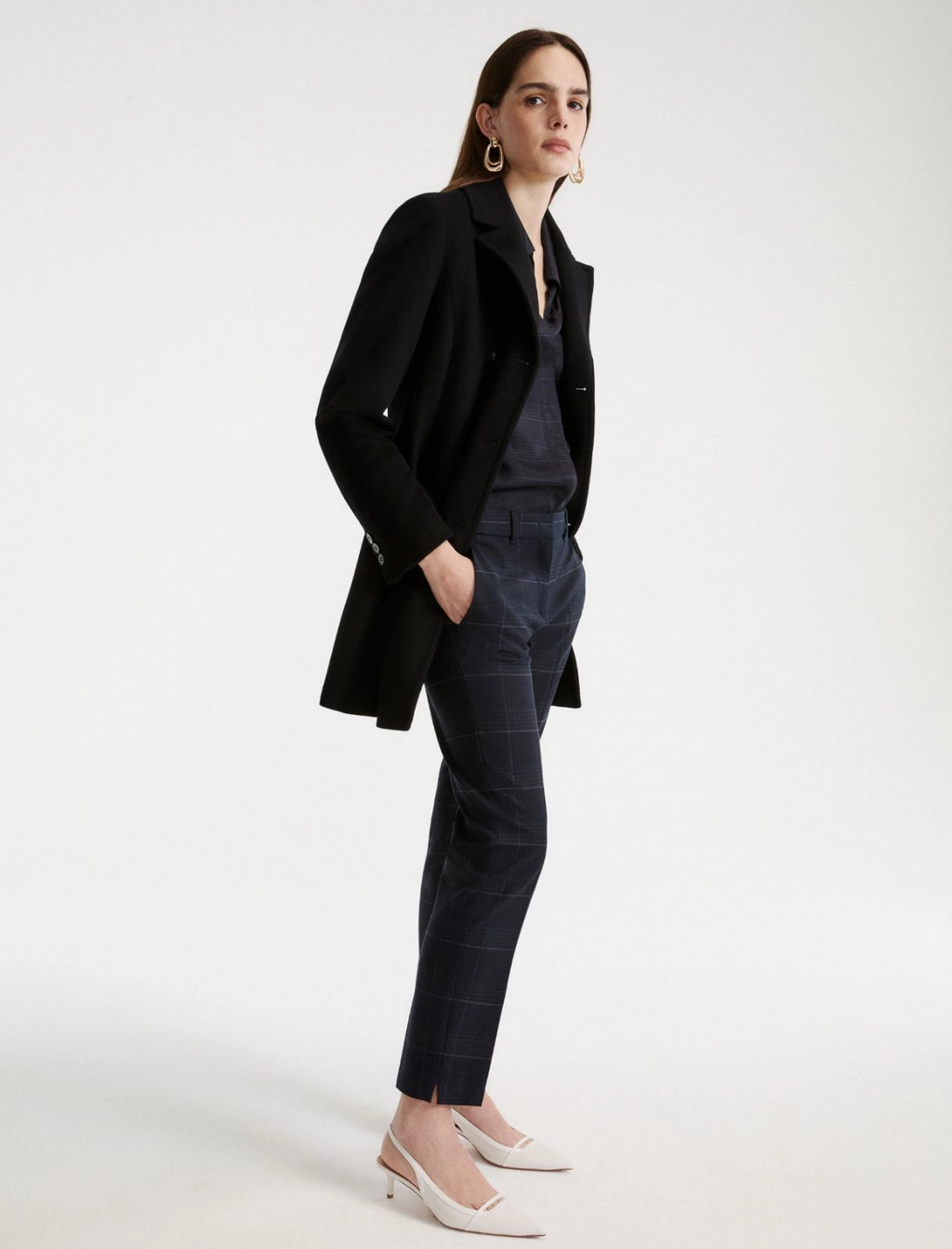 Pantalone stretch con spacchetti Mllesordio