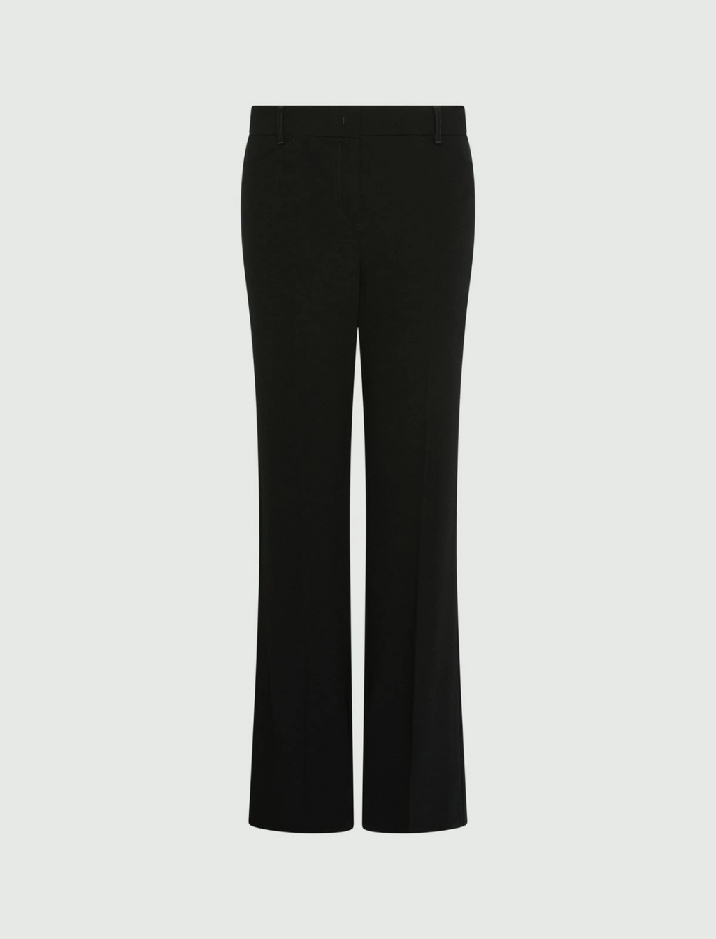Pantalone mini flare in crêpe envers satin Mllvalanga