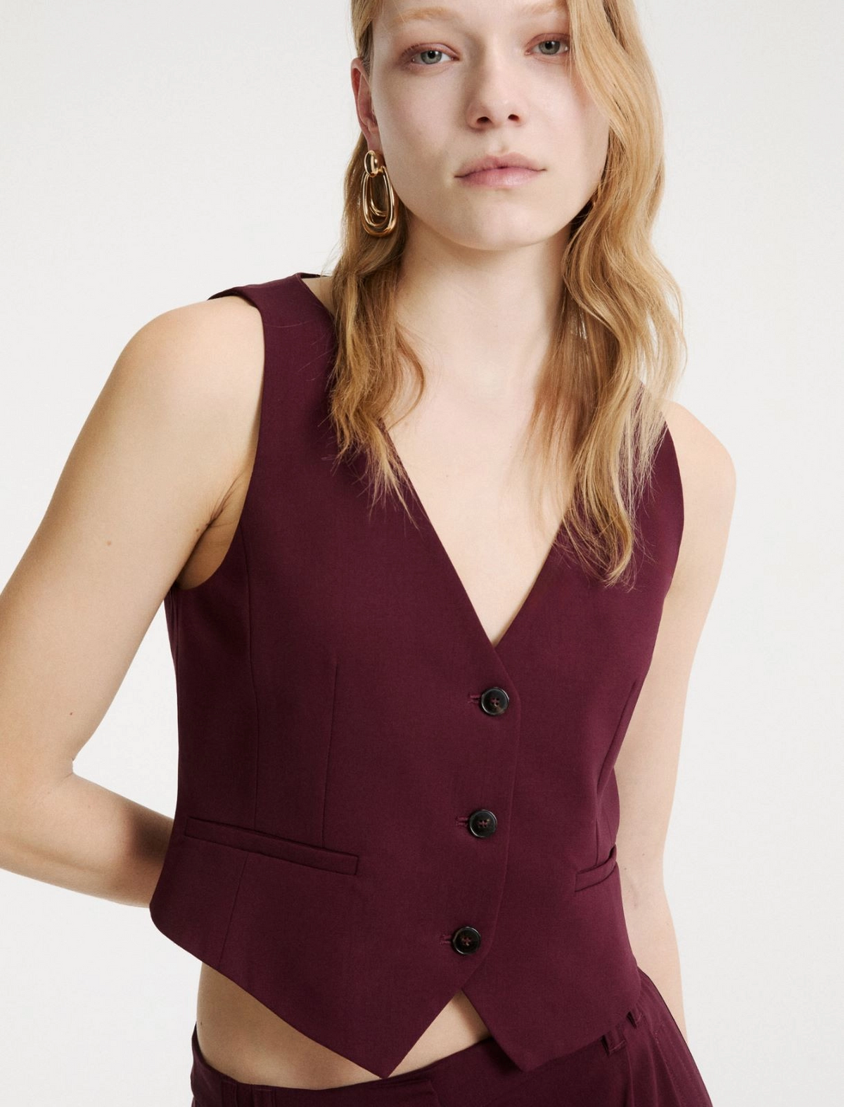 Gilet in lana stretch Mllbosso