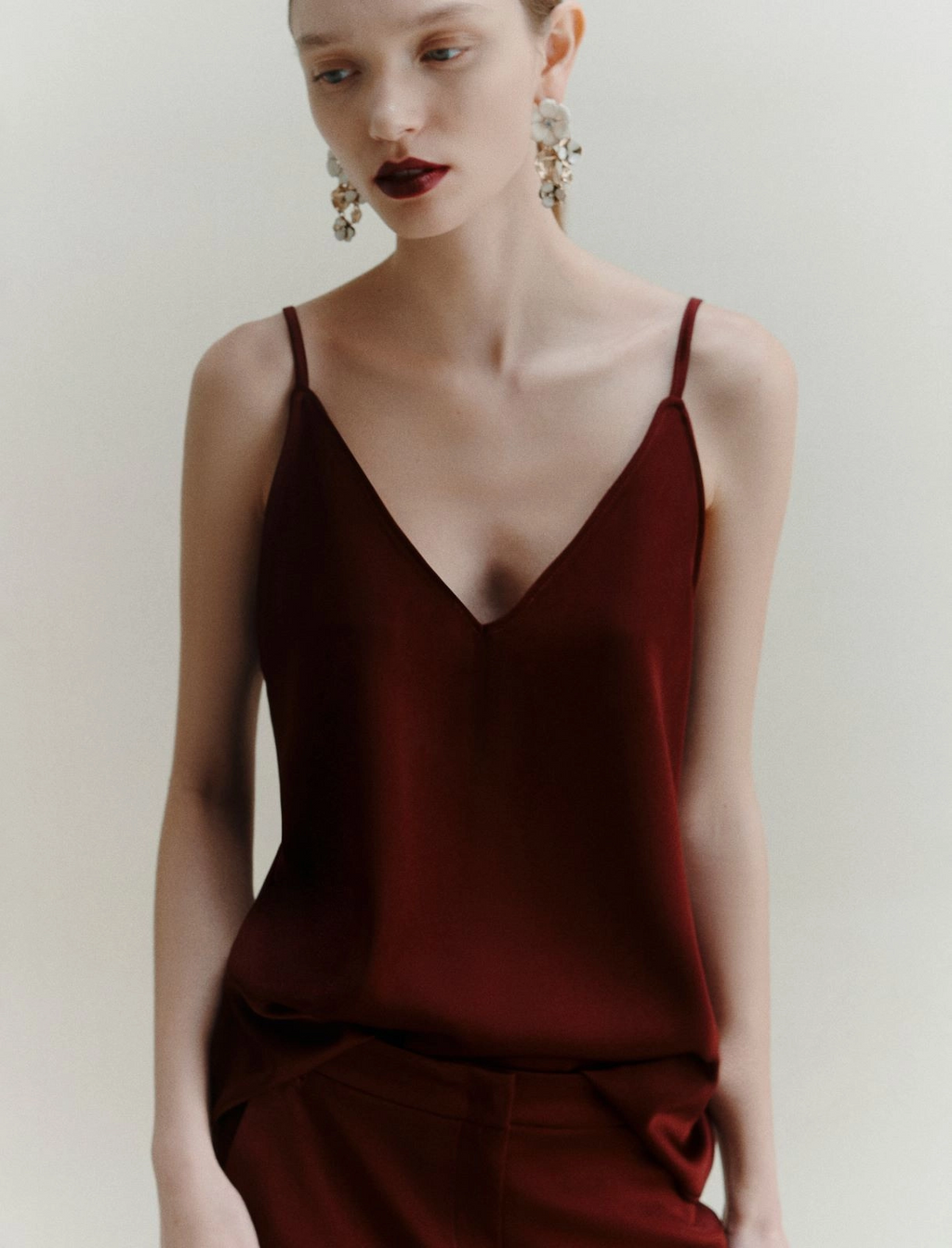 Top sottoveste in satin Carso
