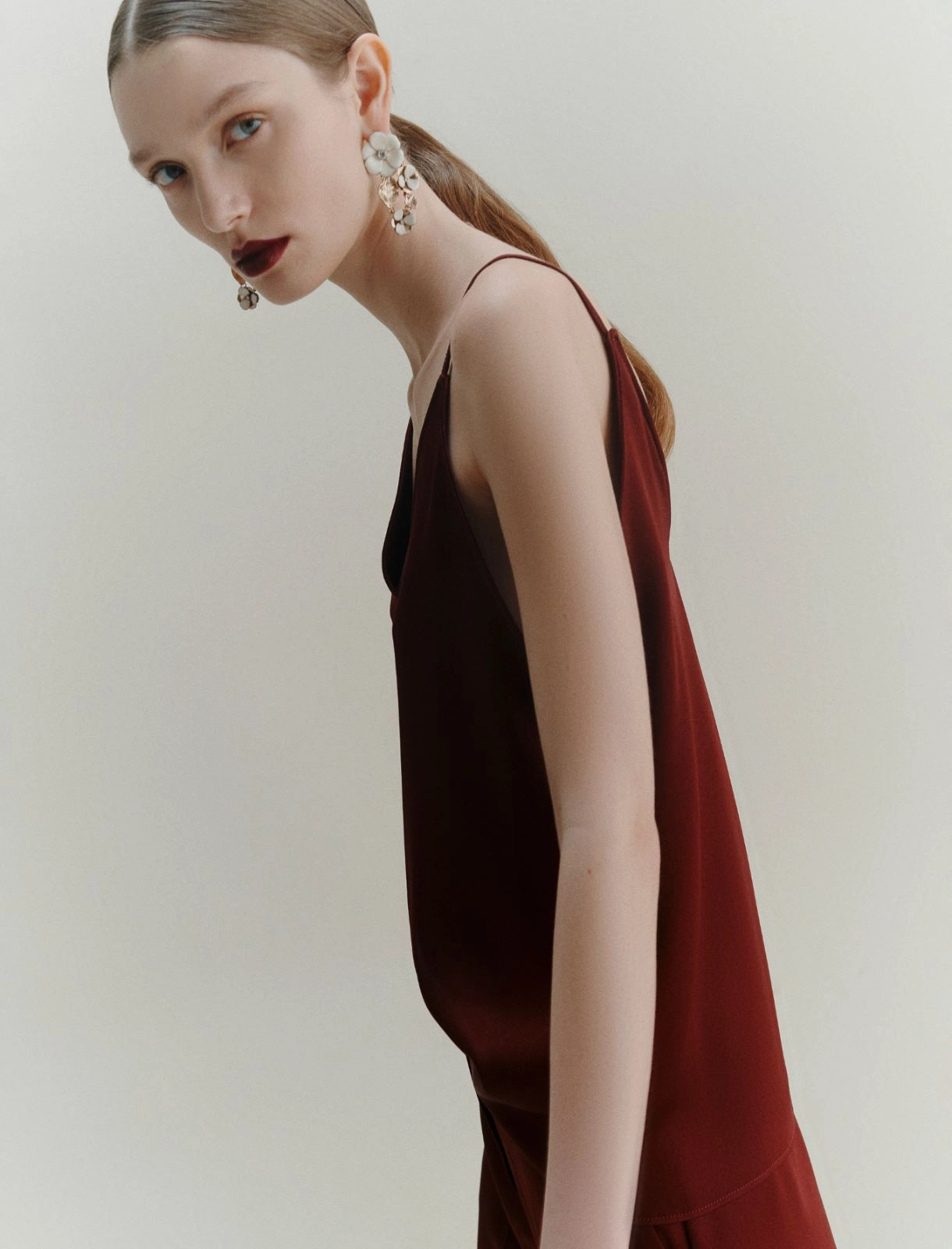 Top sottoveste in satin Carso