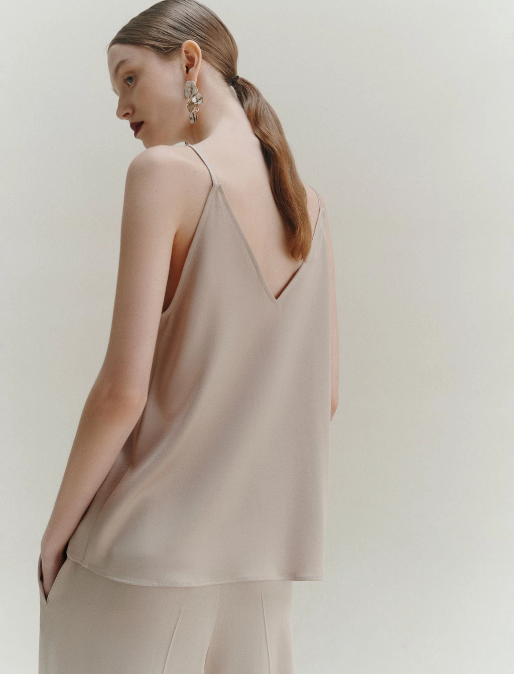 Top sottoveste in satin Carso