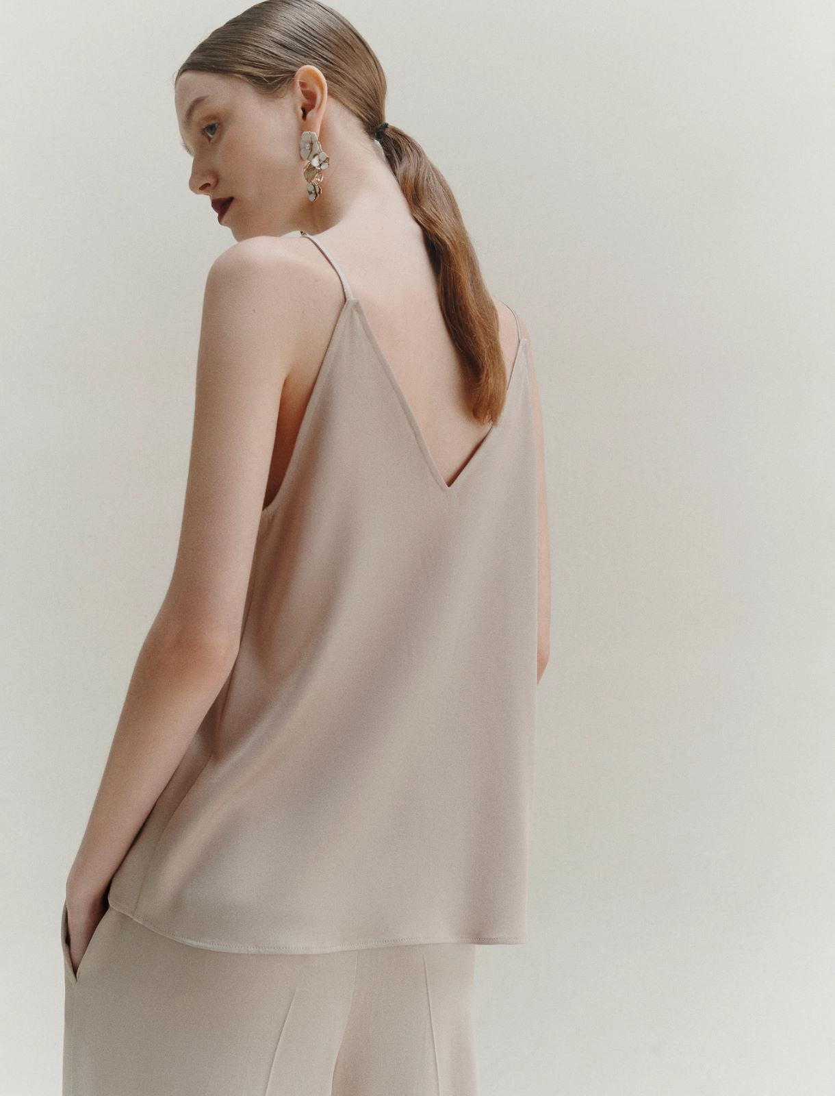 Top sottoveste in satin Carso