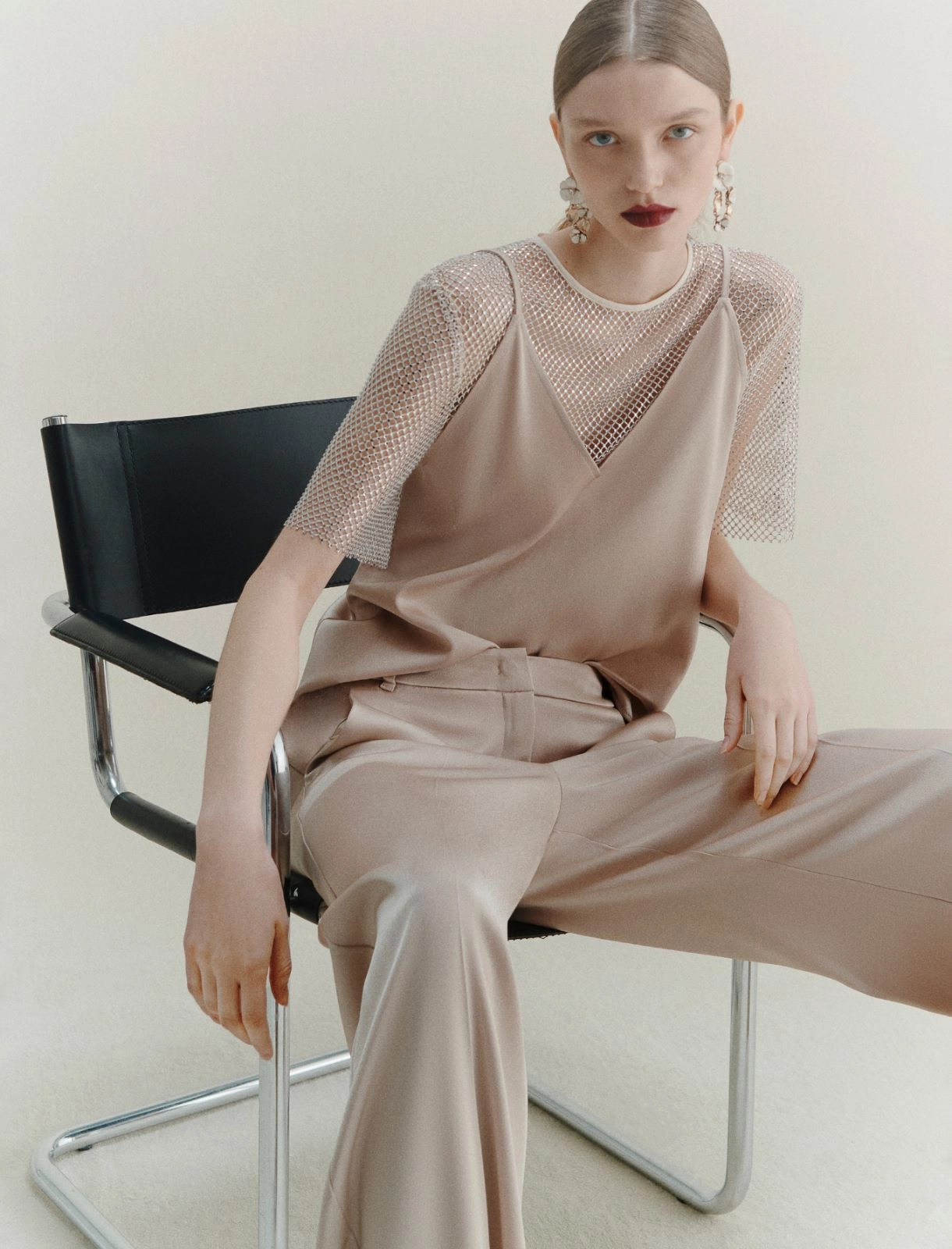 Top sottoveste in satin Carso