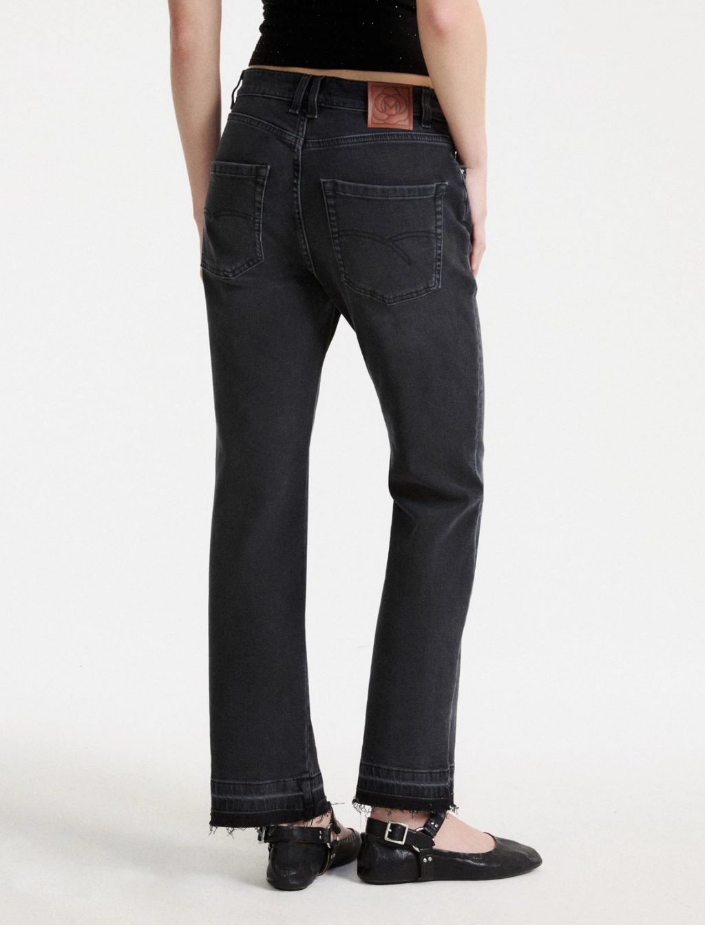 Jeans flare in denim stretch Mlsfcrop
