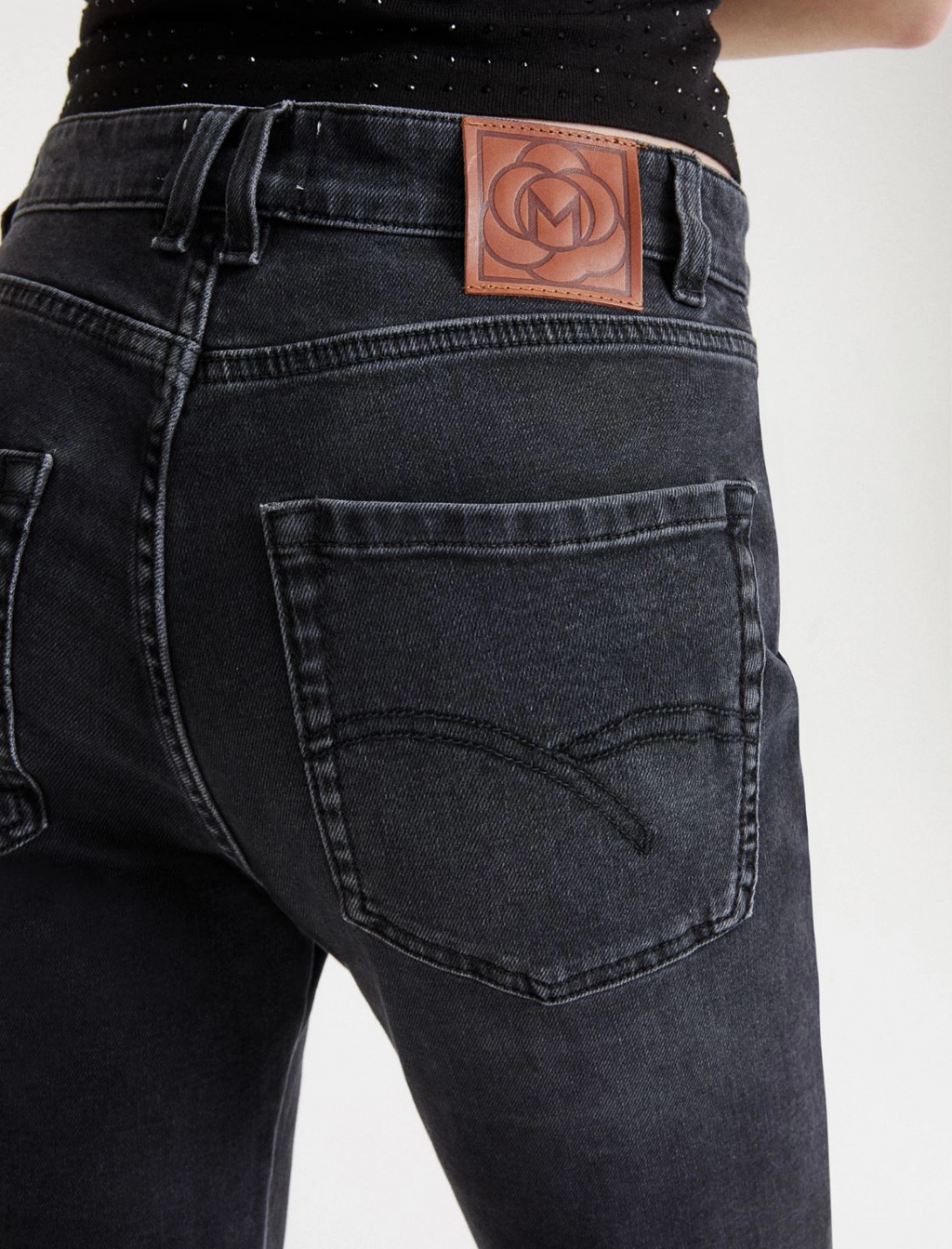 Jeans flare in denim stretch Mlsfcrop