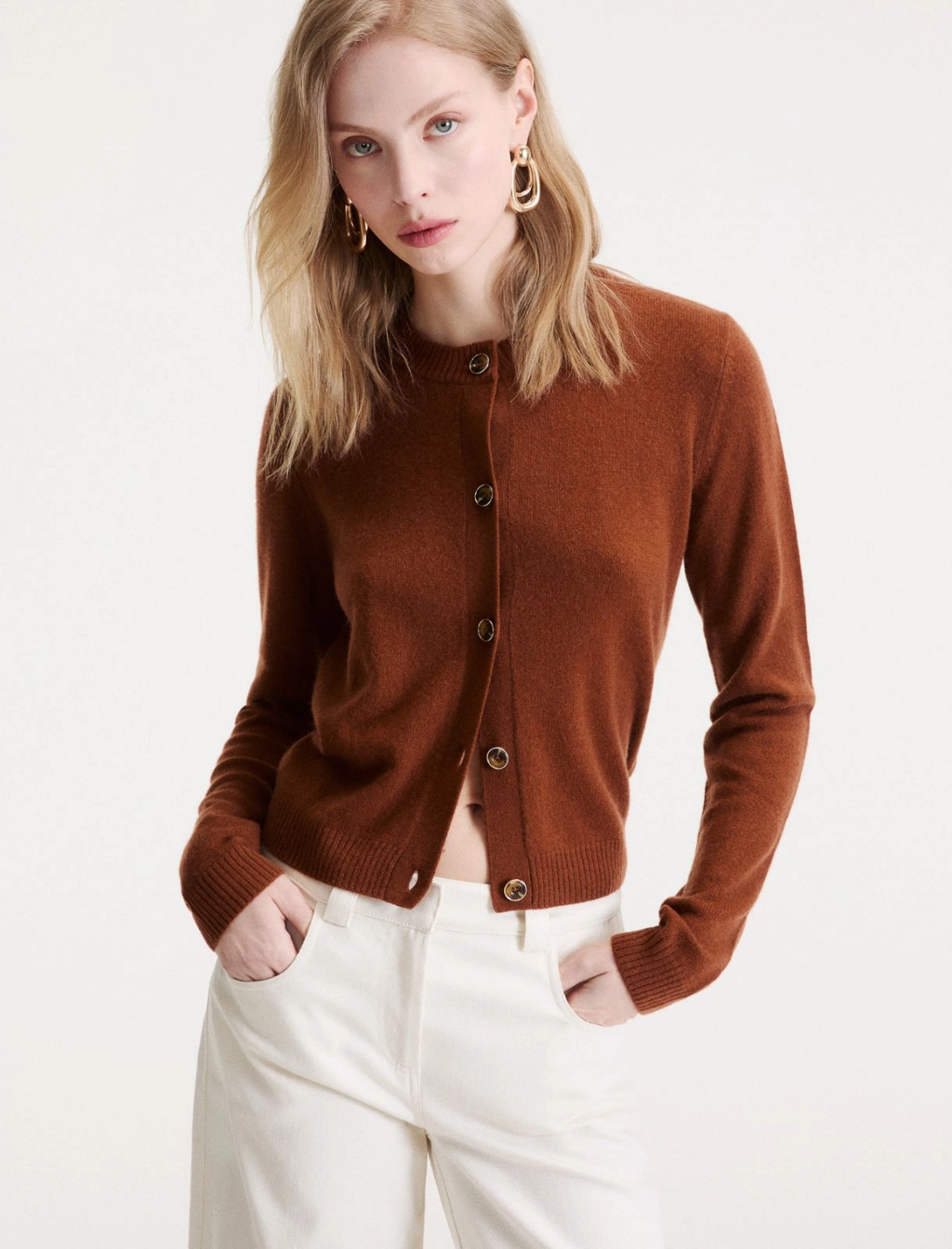Cardigan in puro cashmere Mllcicogna