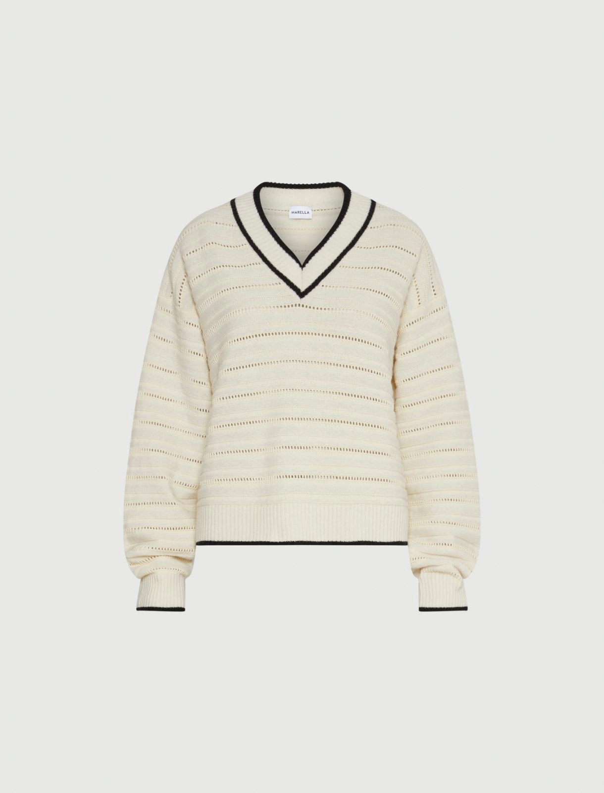 Maglia in lana e cotone Riserva