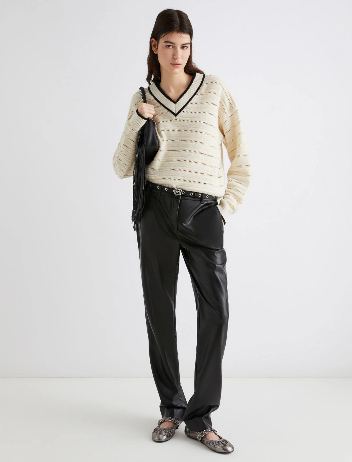 Maglia in lana e cotone Riserva