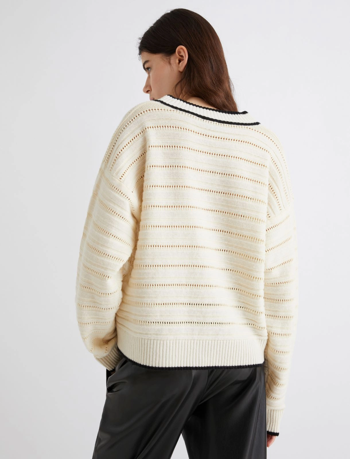 Maglia in lana e cotone Riserva