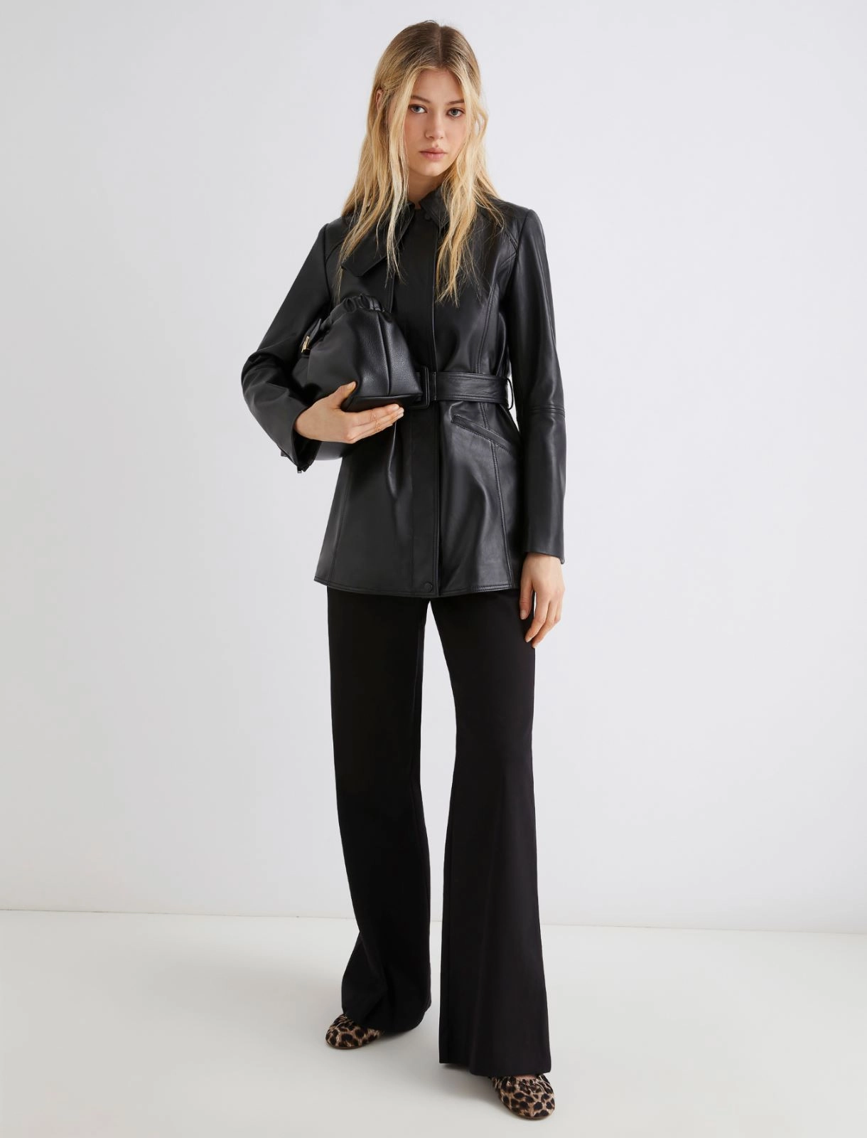 Giaccone in pelle Sedile