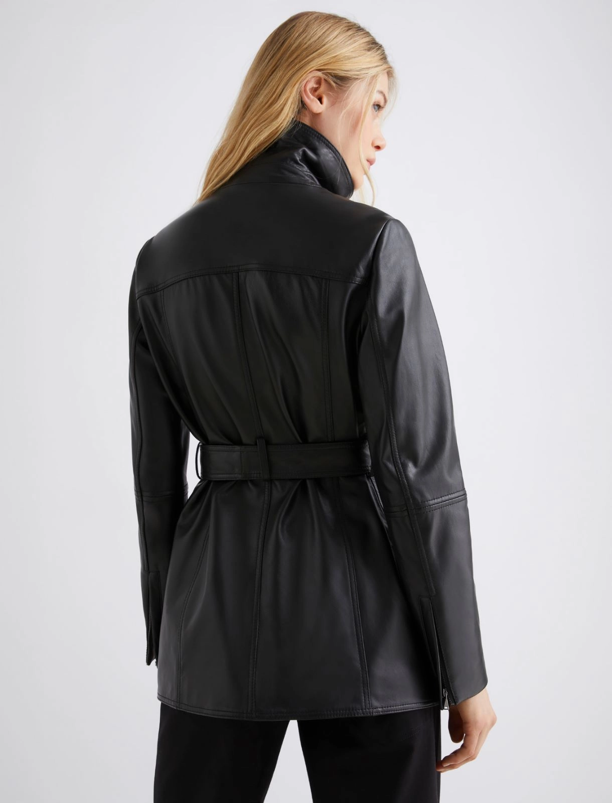 Giaccone in pelle Sedile