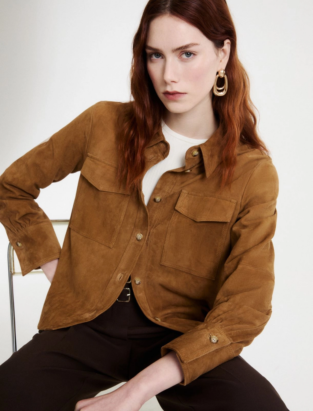 Camicia in suede Mllgiallo