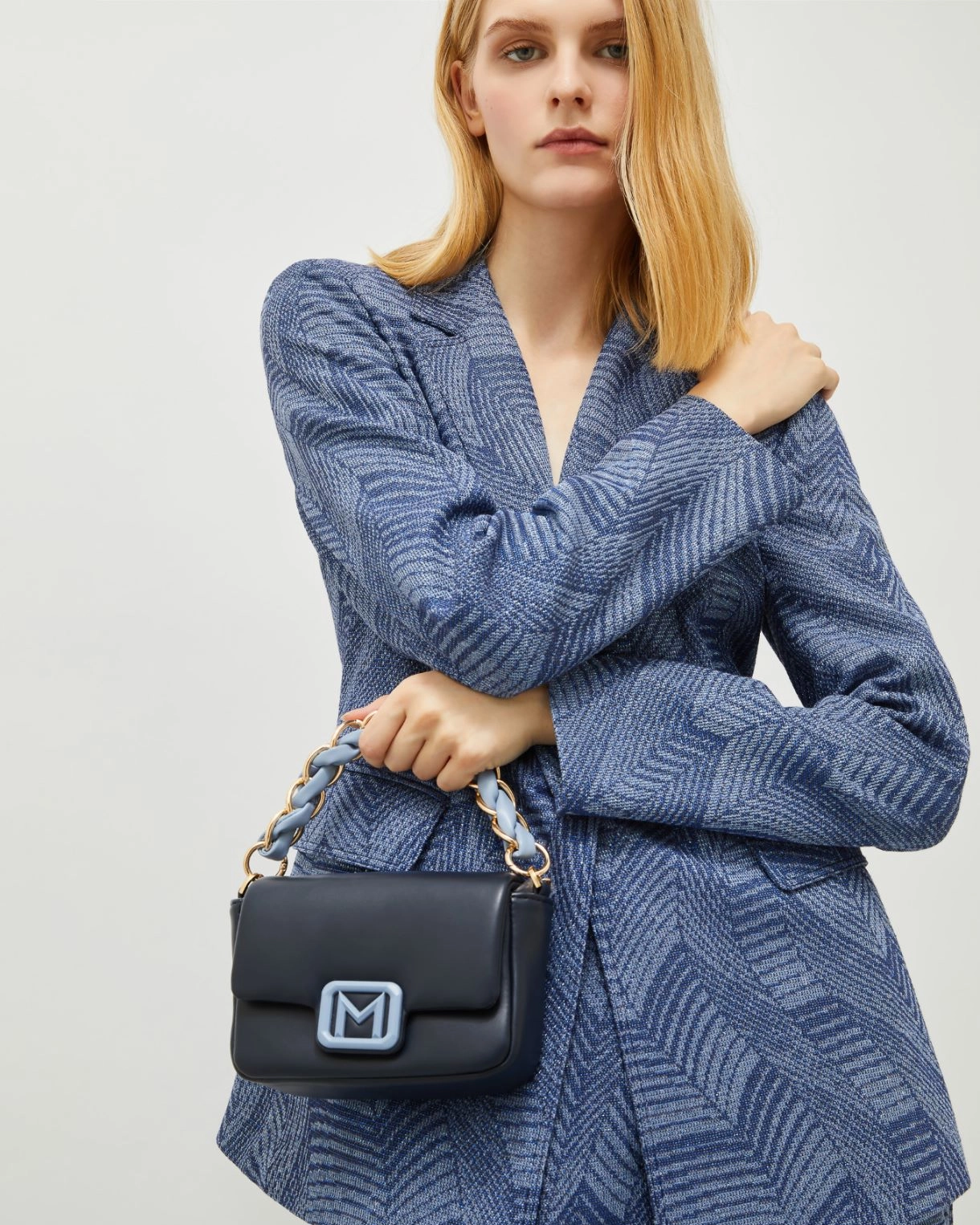 Borsa Le Muse small imbottita Lontra