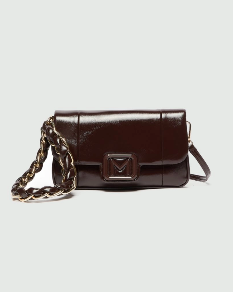 Borsa Le Muse mini in tessuto spalmato Mlaera