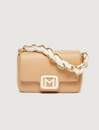 Borsa imbottita con manico a catena Lontra