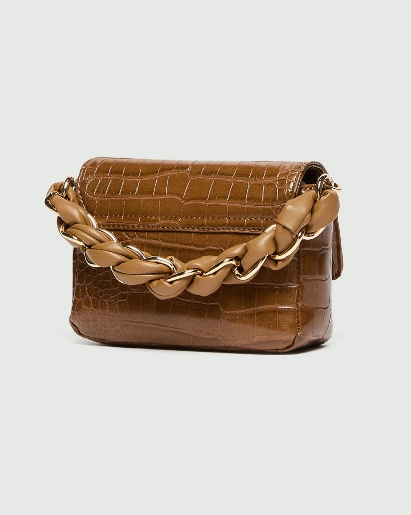 Borsa Le Muse small con stampa coccodrillo Mlalontra2