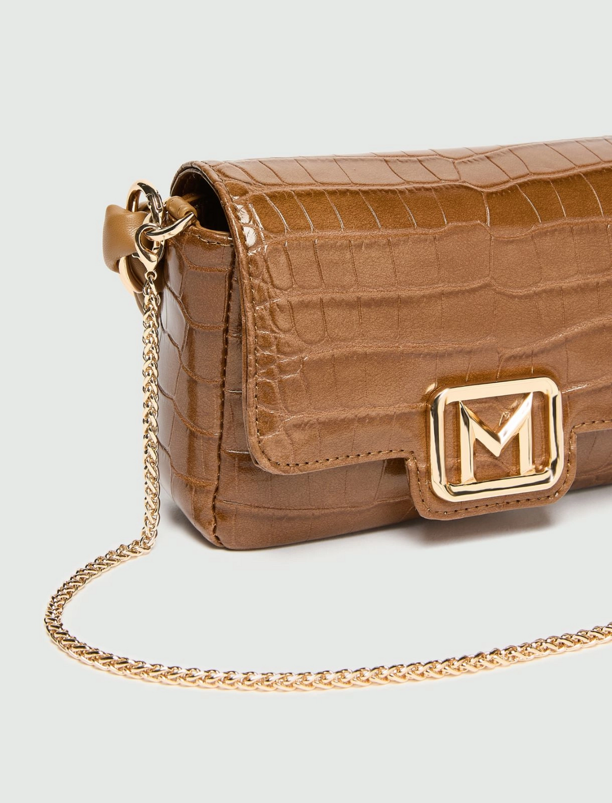 Borsa Le Muse small con stampa coccodrillo Mlalontra2