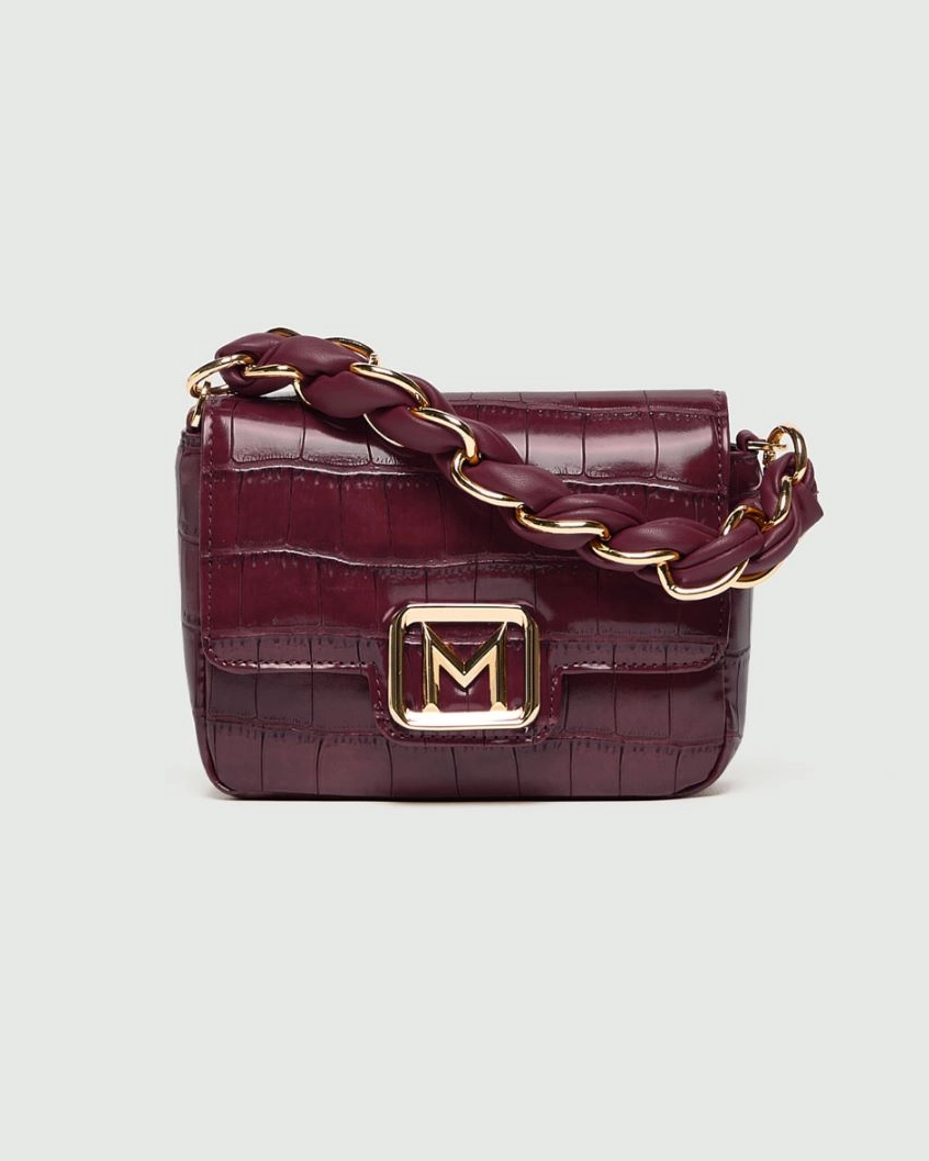 Borsa Le Muse small con stampa coccodrillo Mlalontra2