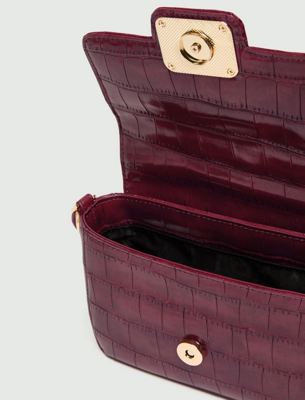 Borsa Le Muse small con stampa coccodrillo Mlalontra2
