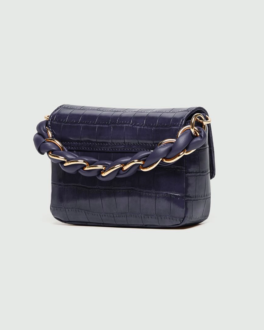 Borsa Le Muse small con stampa coccodrillo Mlalontra2