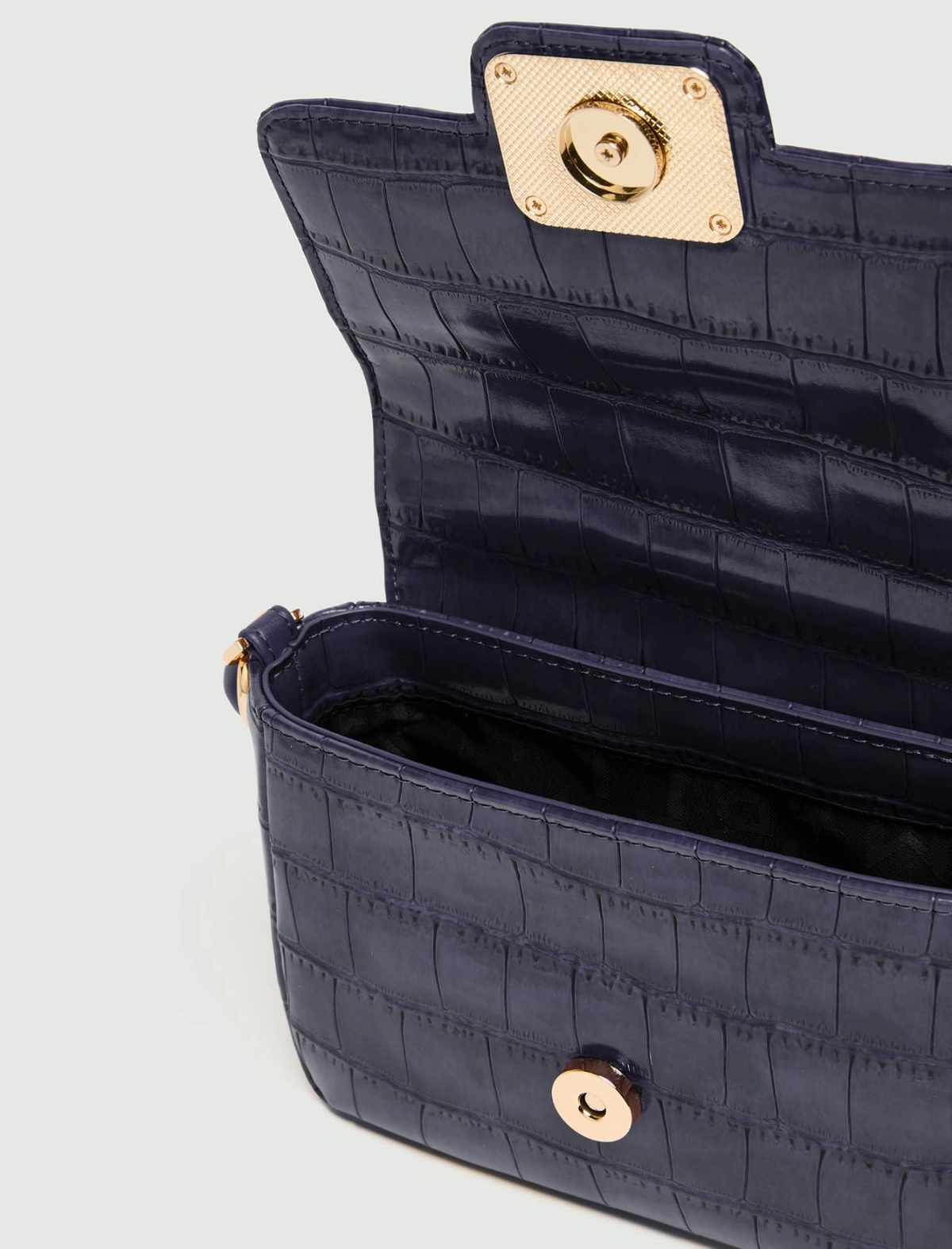 Borsa Le Muse small con stampa coccodrillo Mlalontra2