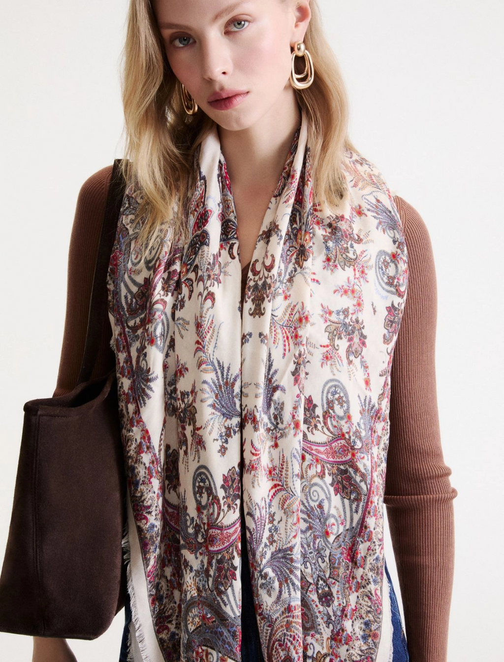 Scialle in twill Mlaaerosi