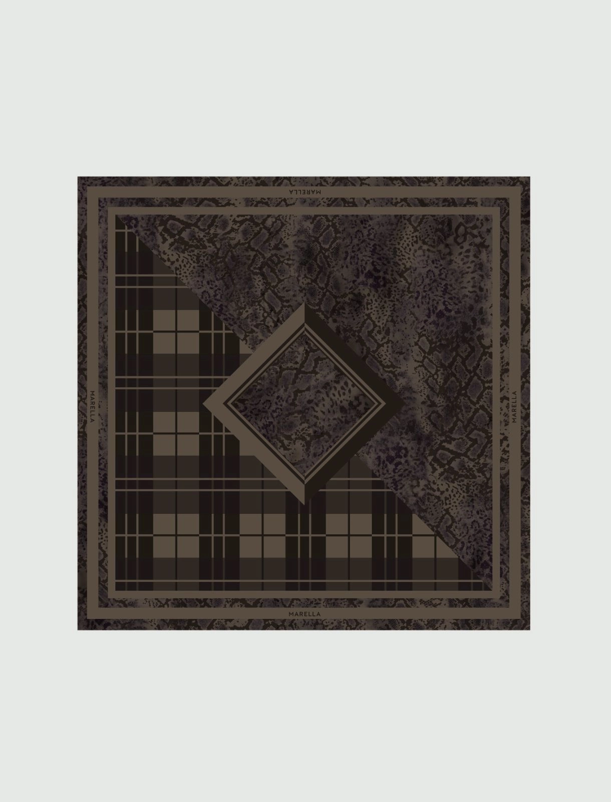 Scialle in twill Mlaaerosi
