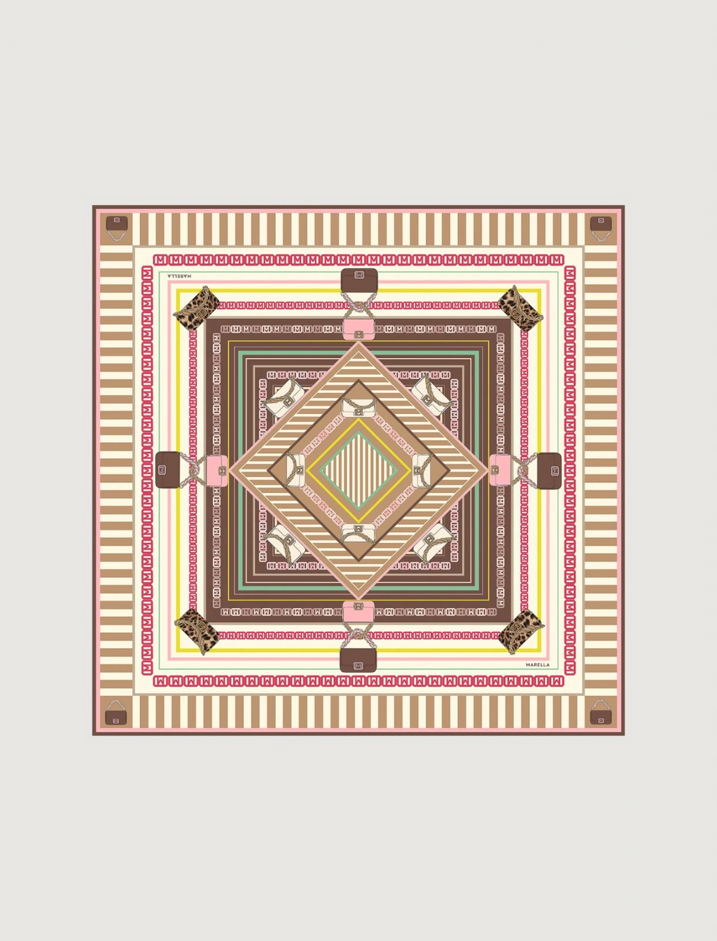 Foulard in twill Agro