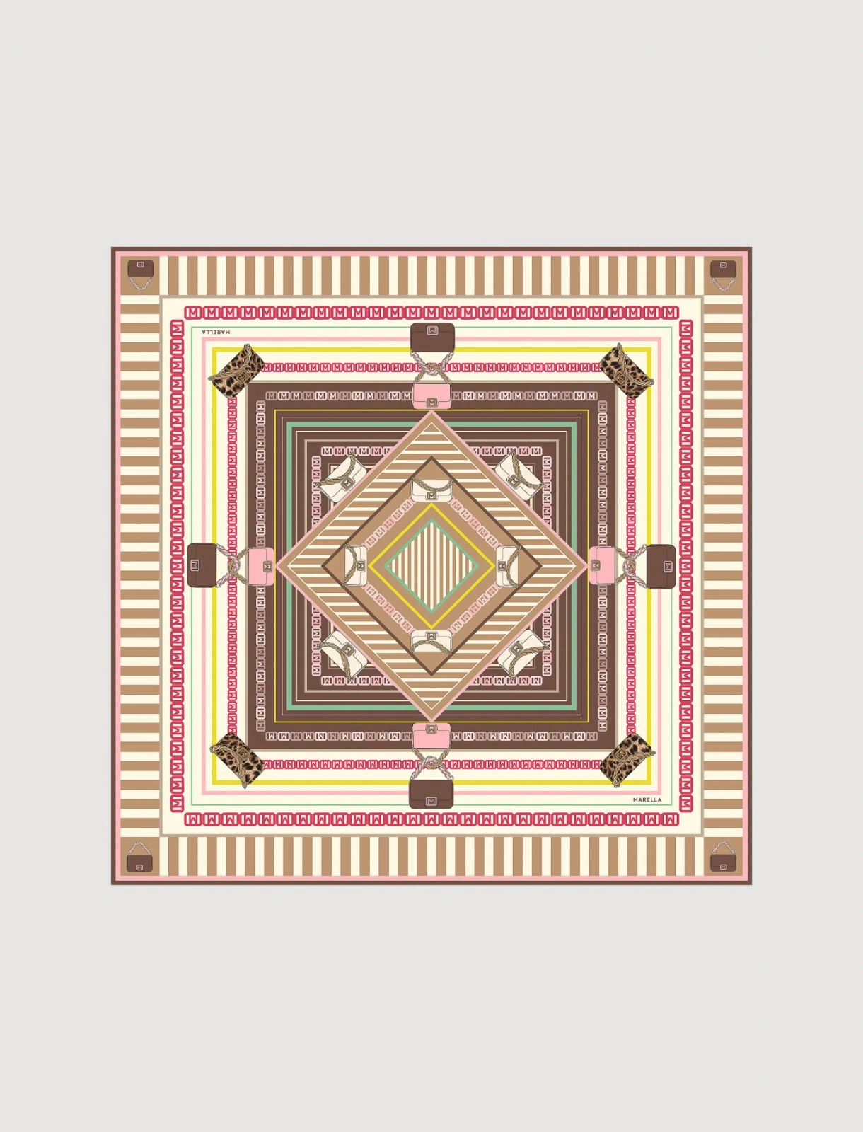 Foulard in twill Agro
