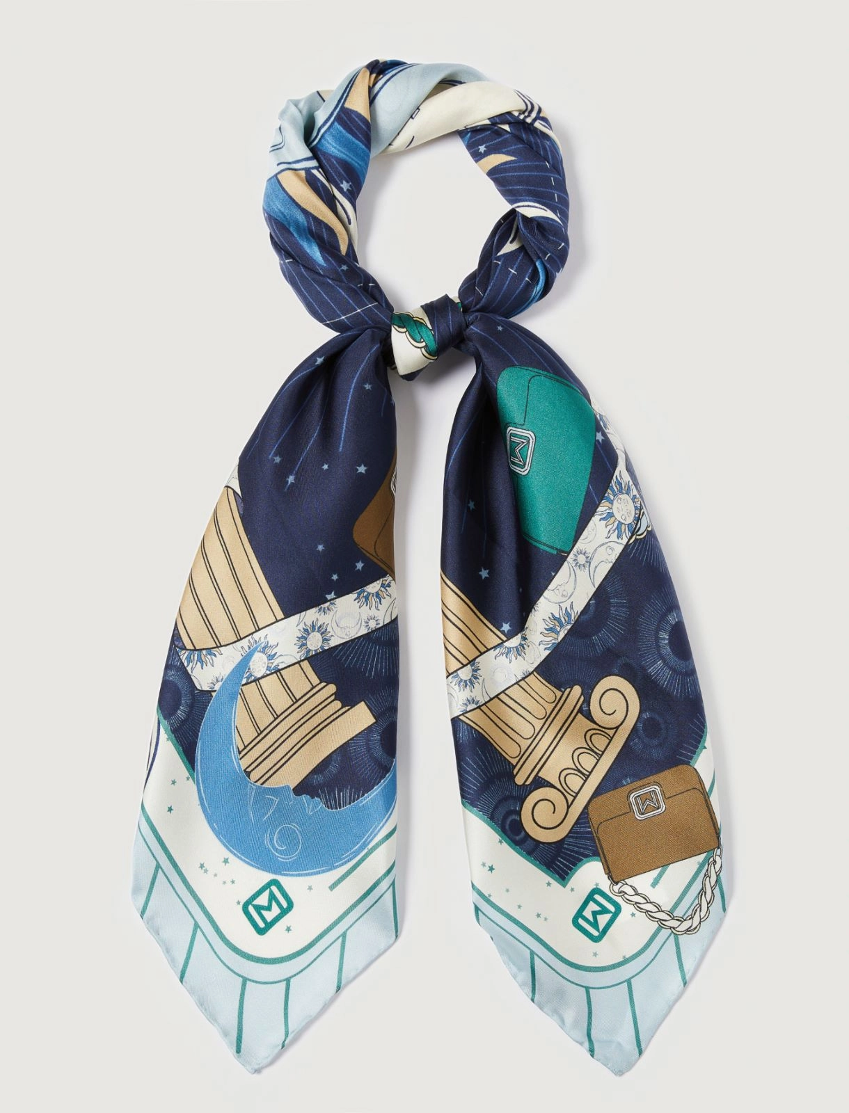 Foulard in twill Agro