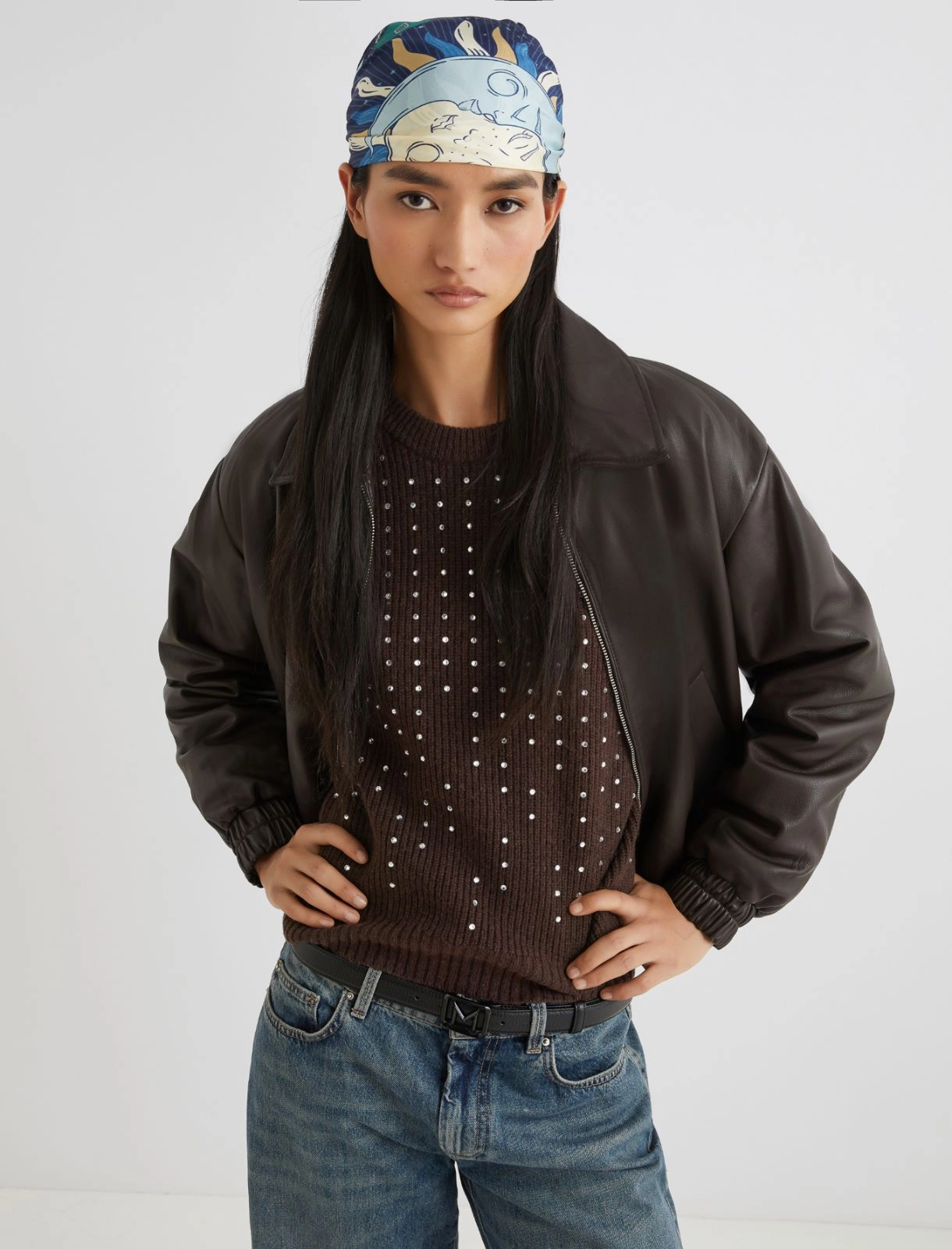 Foulard in twill Agro