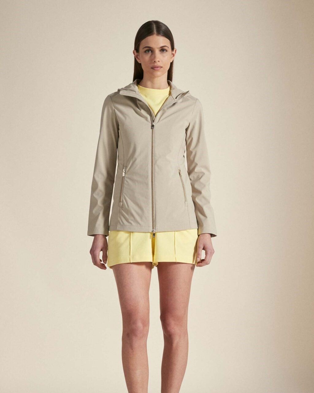 Giacca Shah con cappuccio softsheel