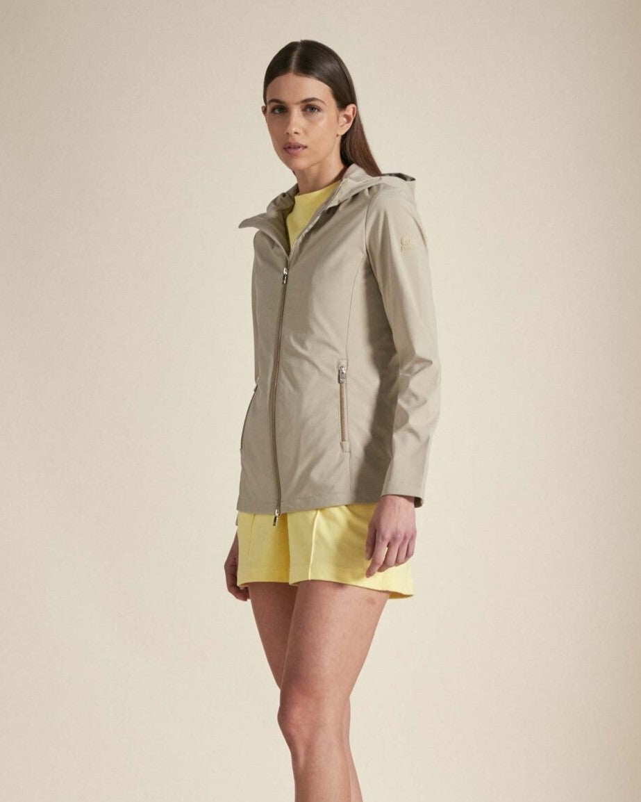 Giacca Shah con cappuccio softsheel