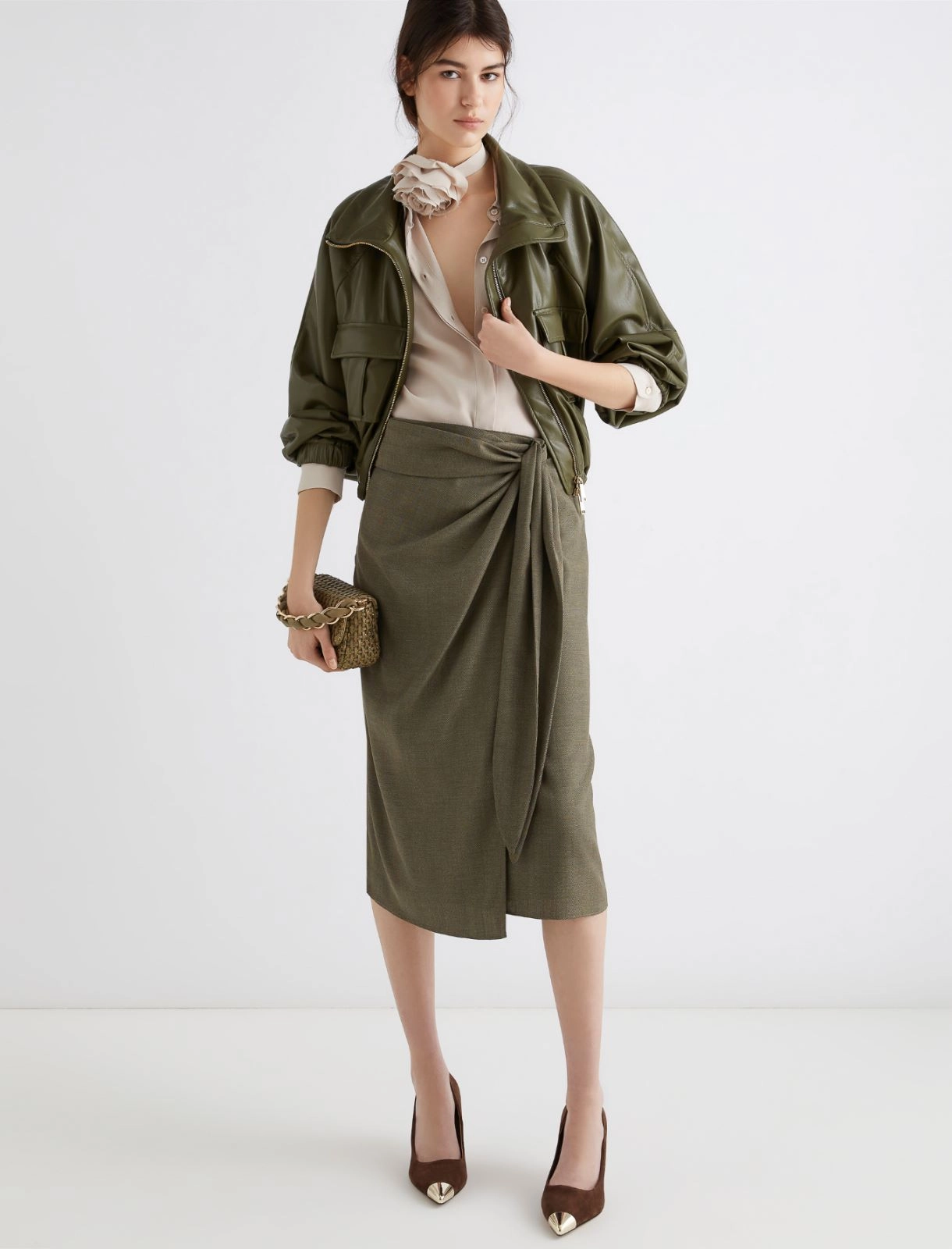Blouson in jersey spalmato Loretta