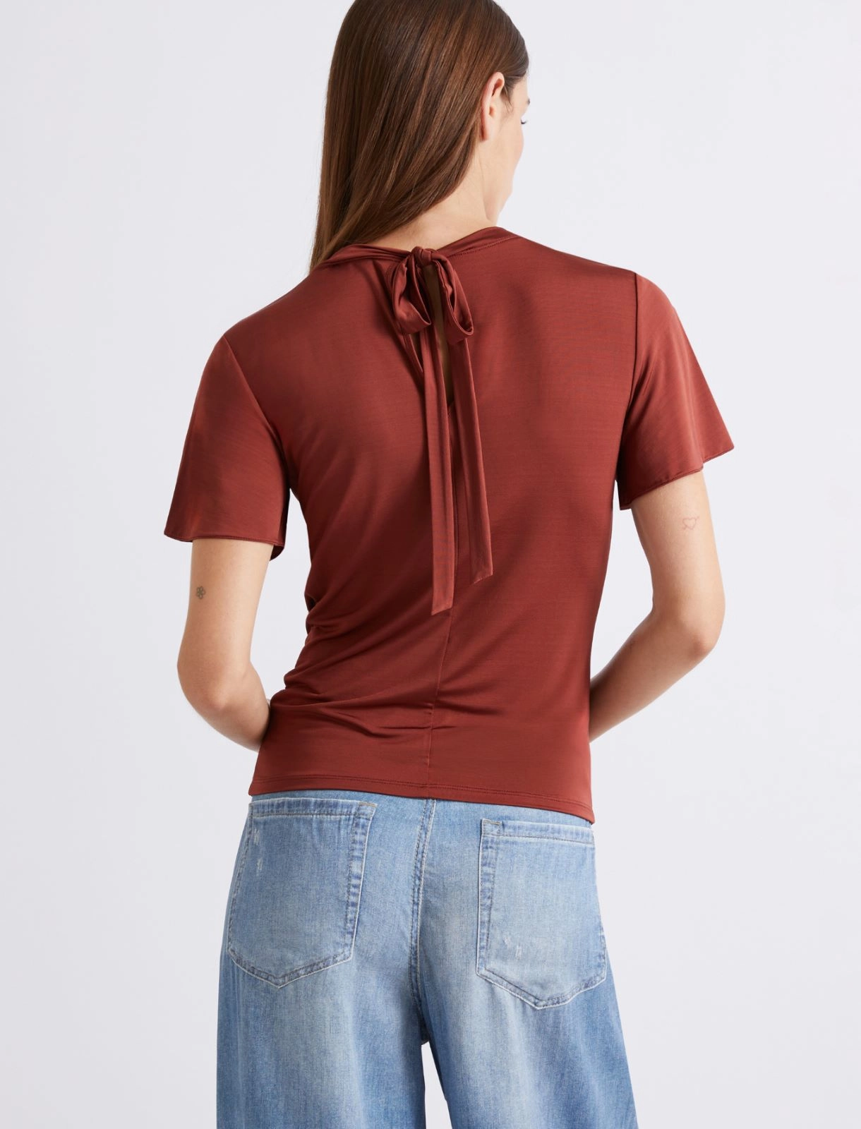 T-shirt in jersey di viscosa Mlszinnia