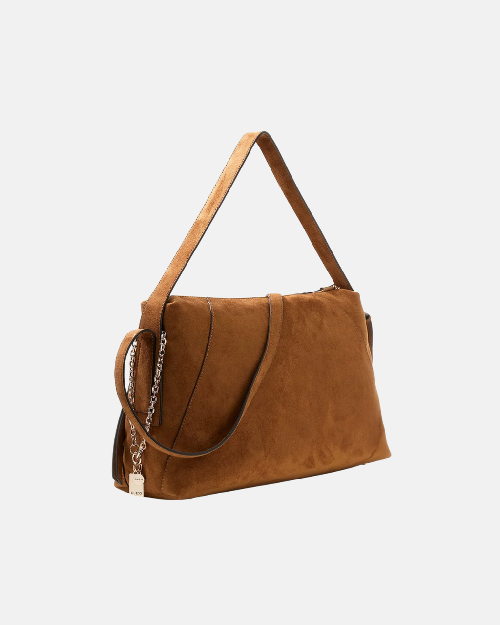 Borsa a spalla large in camoscio Devon