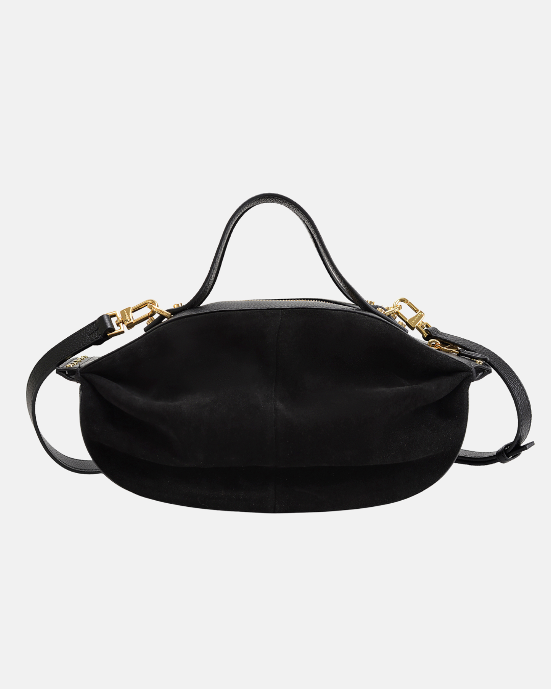 Borsa a mano grande in suede e pelle Camilla-S