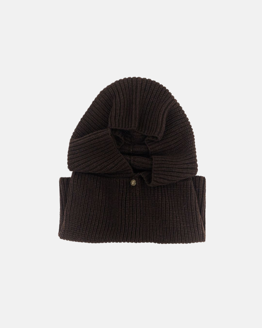 Balaclava a coste in maglia