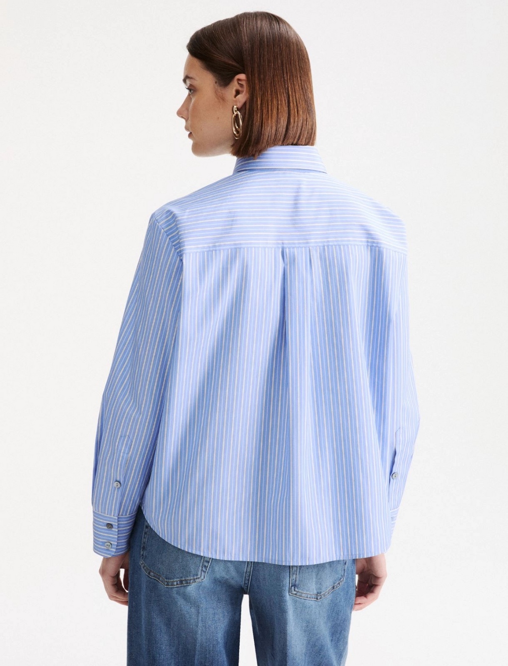 Camicia boxy in popeline Mlltequila