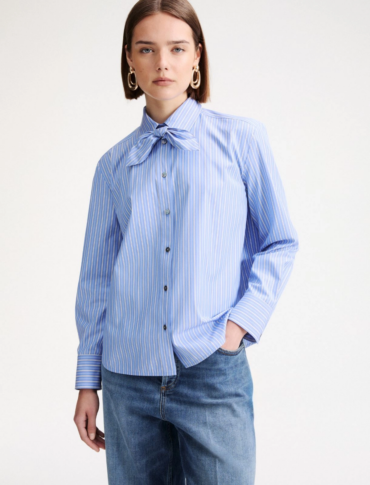Camicia boxy in popeline Mlltequila
