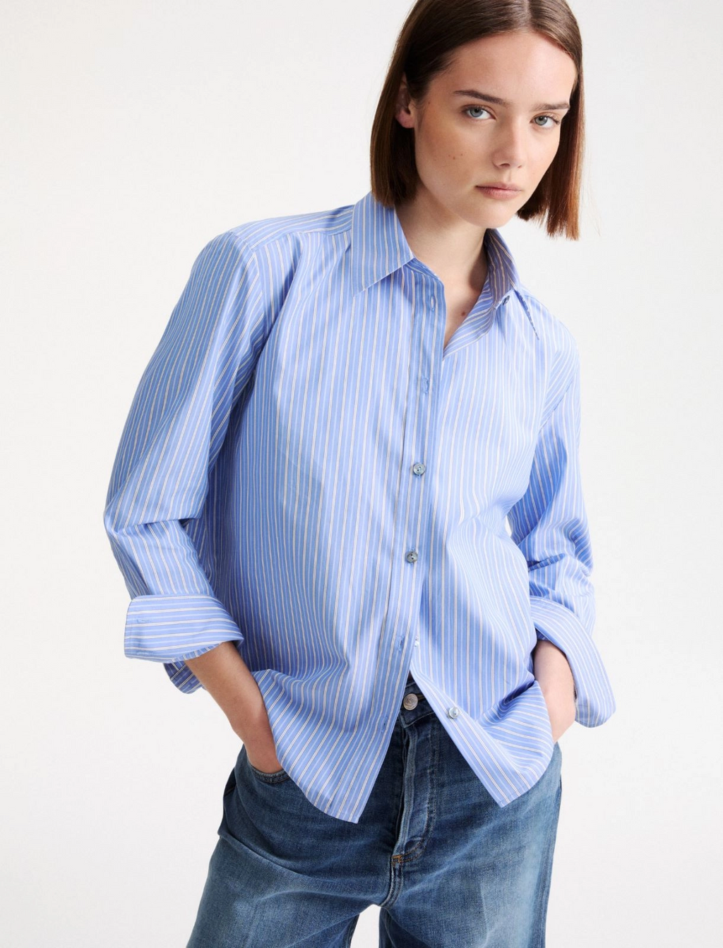 Camicia boxy in popeline Mlltequila