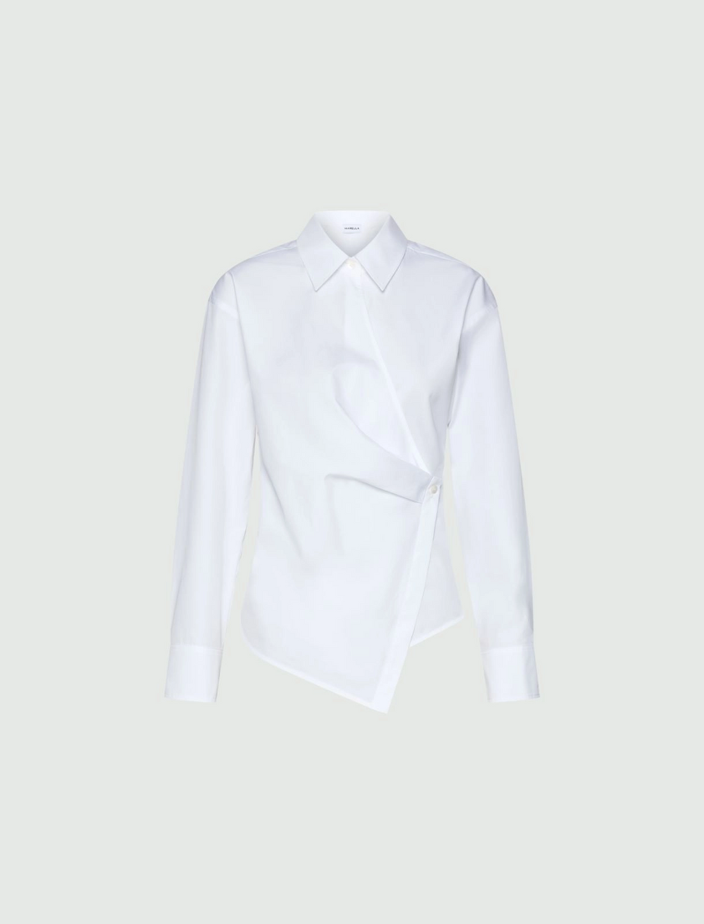 Camicia asimmetrica in popeline Mllsolista