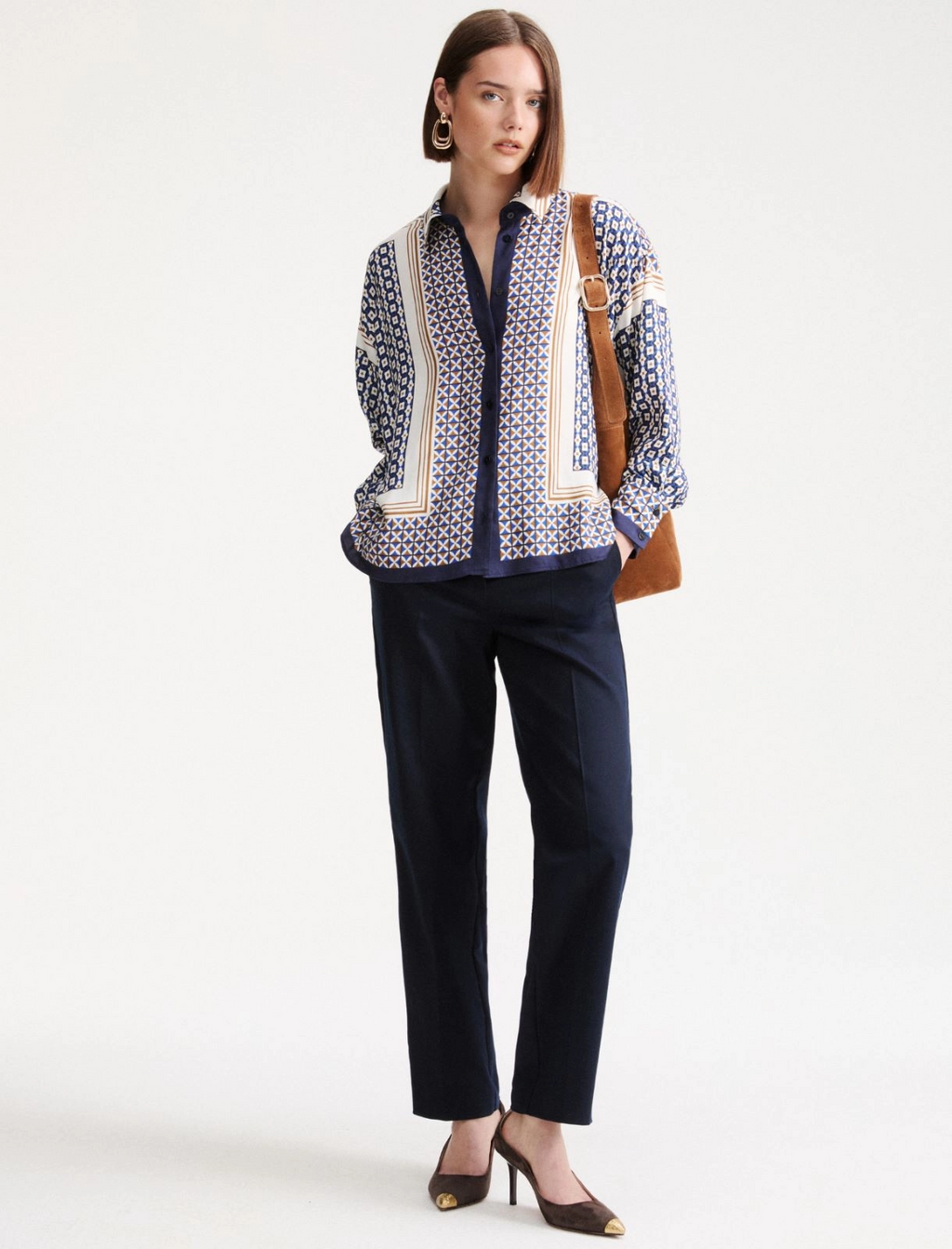 Camicia over in twill Mlllicenza