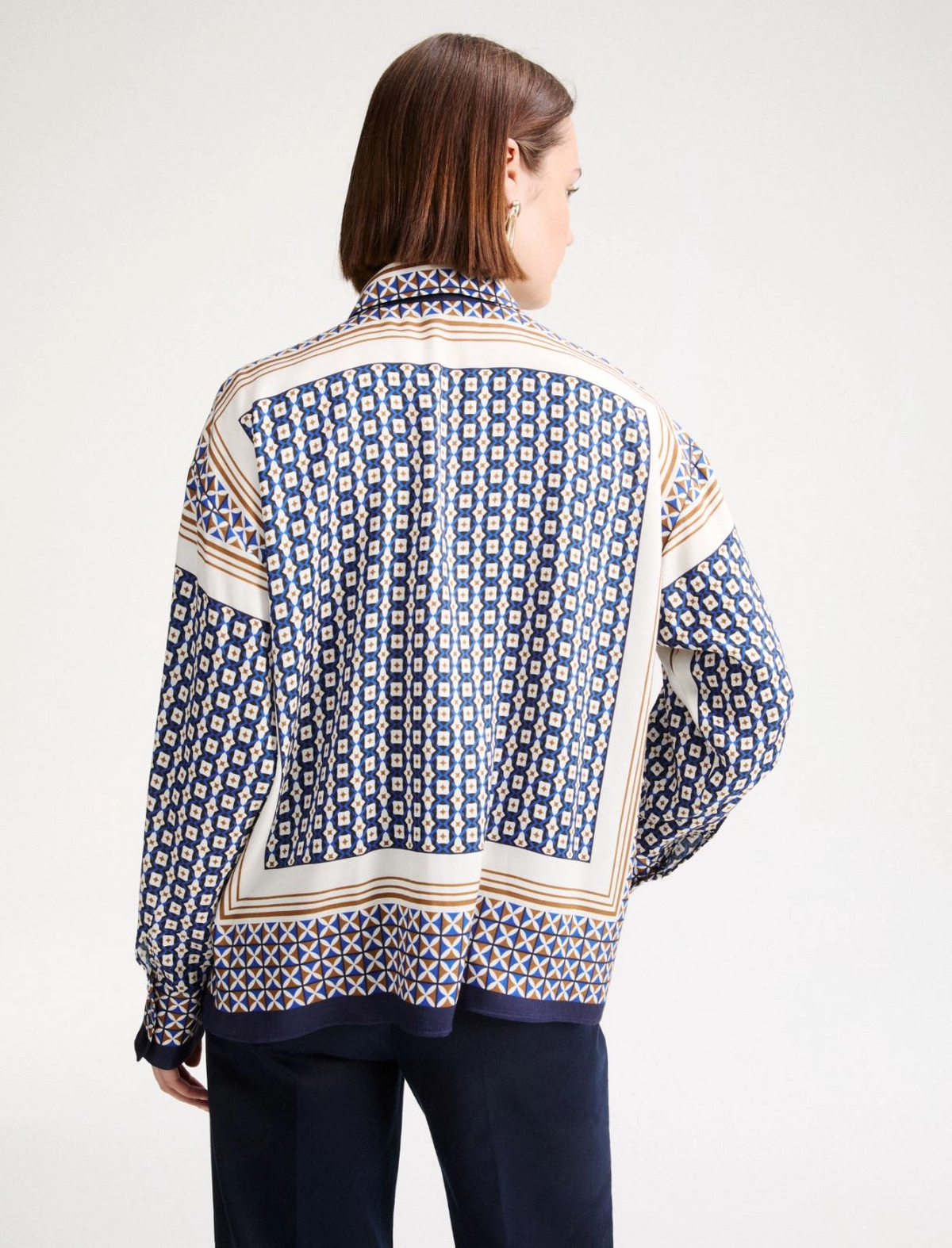 Camicia over in twill Mlllicenza