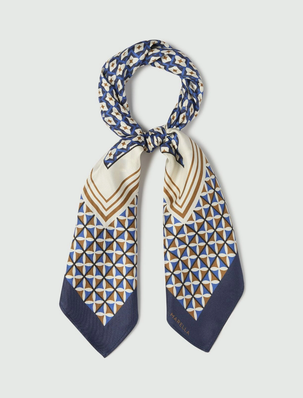 Foulard in twill di seta Mllottelia