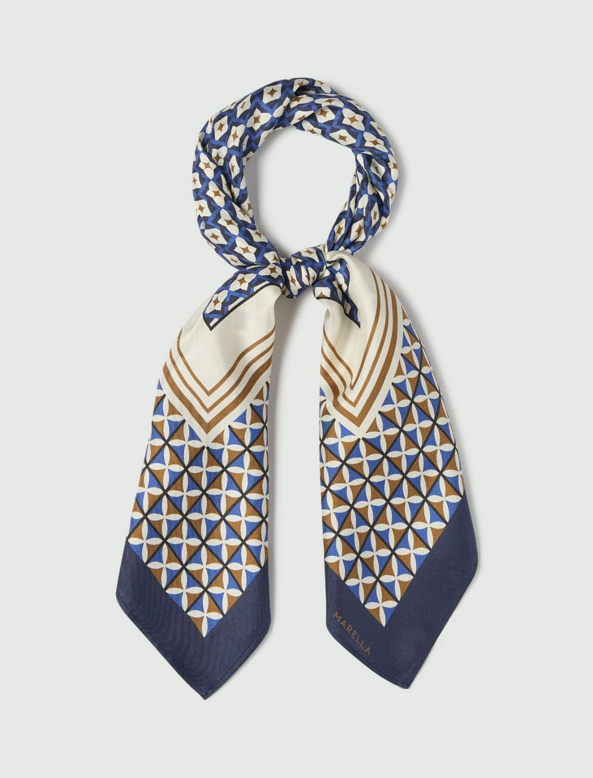 Foulard in twill di seta Mllottelia