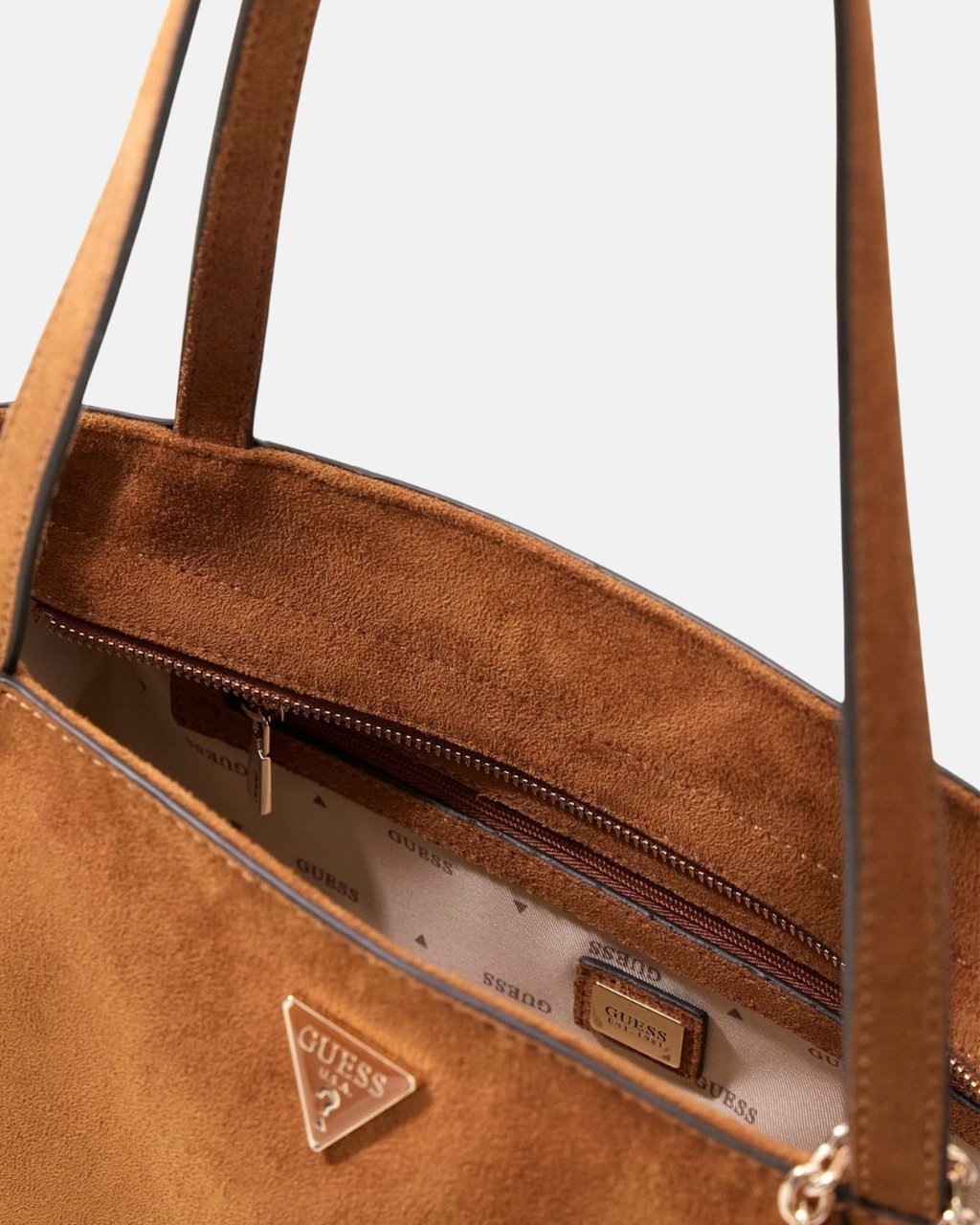 Borsa a spalla large in camoscio Devon