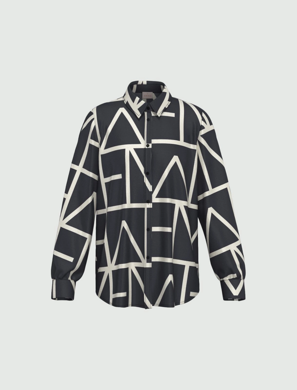 Camicia in twill di viscosa stampato Emmparole